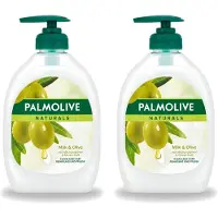 Palmolive 2 x - Milk & Olive - Handzeep Met Pomp - Verzorgend & Mild - 500 ml - Voordeelverpakking - 2 stuks