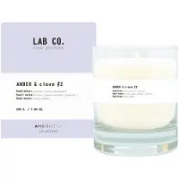 The Olphactory Geurkaars 40 uur – LAB CO – Amber en Clove #2 - Bergamot Bloemen Jasmijn Musk Amber - 200 gram
