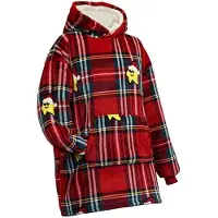 Unique living - Hoodie Xmas Lucy - 70x50x87cm - Rood