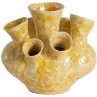 Light & Living - Vaas SIAJO - Geel - 28.5x26x26 cm