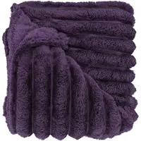 Unique living - Plaid Romee 150x200cm - Dark Purple