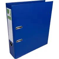 Q-CONNECT ordner, voor ft A4, volledig uit PP, rug van 8 cm, donkerblauw, PAK VAN 10