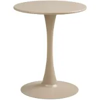 Ebuy24 Meja cafétisch Ø60cm taupe.