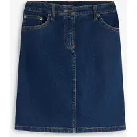 Bonprix Jeansrok van een elastische katoenmix, mid waist maat 176