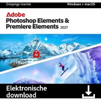 Adobe Photoshop & Premiere Elements 2027 - Foto- En Videobewerking - 3 Jaar - Windows/Mac - Download
