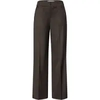 Cecil Dames High Waist Straight Leg Broek met knoopdetail - Bruin - 46