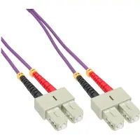 InLine SC Duplex Optical Fiber Patch kabel - Multi Mode OM4 - 3 meter