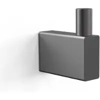 Zack Handdoekhaak Linea Grafiet 4,8 cm