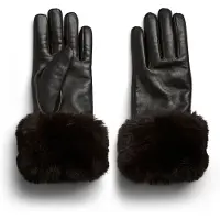 Y.A.S Vingerhandschoenen 'MAJA' bruin