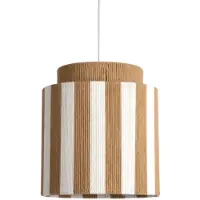 Leitmotiv Vienna Stripes LED Hanglamp | 1x E27 40W | Natural/off white
