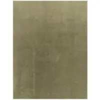 TT Home Woonkamertapijt eetkamer wasbaar imitatiebont dikke pool shaggy zacht effen 200 x 200 cm Rond 200 x 200 cm Rond Groen