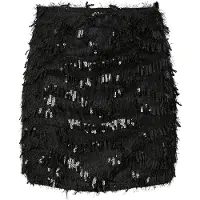 Pieces Rok 'ERUN' zwart