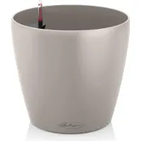 Lechuza CLASSICO Color 28 - Plantenbak - met bewateringssysteem - ALL-IN-ONE set met LECHUZA-PON - zandbruin