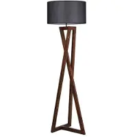 Opviq - Vloerlamp - Zwart Okkernoot - 45 X 45 X 149 Cm