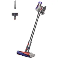 Dyson V8 Absolute - Steelstofzuiger Incl. Kruimelzuiger Autonomie 40 Min Zilver