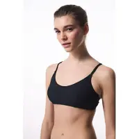 Pentik Effen Gebreide Bikini Top Met Knoopsluiting