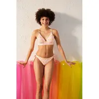 Pentik Geometrische Tie-zijde Braziliaanse Bikini Onderstukken