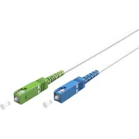 Goobay SC/UPC - SC/APC Simplex FTTH kabel | OS2 | wit | LSZH | 30 meter