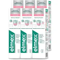 Elmex 6 x - Tandpasta - Sensitive Professional - Repair & Prevent - 75 ml - Voordeelverpakking - 6 stuks