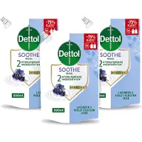 Dettol 3 x - Handzeep Navulling - Soothe - Lavendel & Vioolbloesem - 500 ml - Voordeelverpakking - 3 stuks