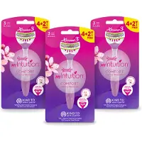 Wilkinson 3 x - Wegwerpscheermesjes - Xtreme 3 My Intuition - Comfortabel - 6 mesjes - Voordeelverpakking - 3 stuks