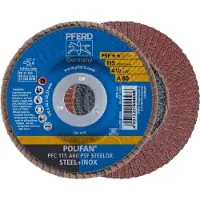 PFERD TOOLS 67746115 A Psf Steelox Lamellenschijf Diameter 115 mm Boordiameter 22.23 mm Korrelgrootte (num) 60 10 stuk(s)