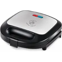 ROYAL SWISS Tosti IJzer 750W – Tosti Apparaat voor 2 Tosti’s – Anti-aanbakplaten – 2 Controlelampjes