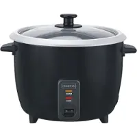 Homestar Rijstkoker - 2.2 Liter - Uitneembare Binnenpan en Warmhoudfunctie - Zwart
