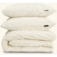 Zydante Teddy dekbedovertrek Jaquard - Whisper White - 240x220