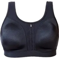 Q-Linn High impact Sport BH (zonder beugel) Cannes, Black / zwart, maat: 80D