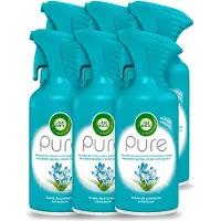 Air Wick 6 x - Luchtverfrisser Spray - Pure Lentedauw - 250ml - Voordeelverpakking - 6 stuks