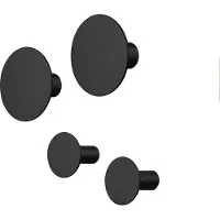 Blomus Haakje Ponto Black (Set van 4)