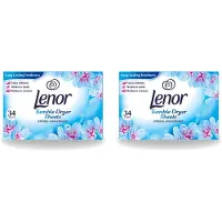 Lenor 2 x - Droogtrommeldoekjes - Spring Awakening - 34 Doekjes - Voordeelverpakking - 2 stuks
