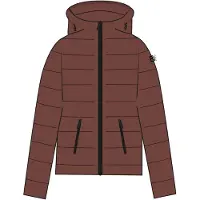 Horka - Pufferjas Kort Penelope - Burnt Umber - Maat XXL