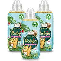 Robijn 3 x - Kokos Sensation - Wasverzachter - Tropische Geur - 33 Wasbeurten - 825 ml - Voordeelverpakking - 3 stuks
