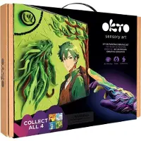 Okto Sensory Art 3D - Manga - Aarde - Luchtdrogende Klei - 29X29Cm - 10 Jaar