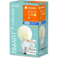 Osram SMART+ Filament Classic, dimbaar, slimme lamp, Bluetooth, transparant, LED, E27, A60