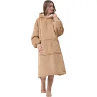 Textino SPARK - hoodie 70x110 cm - oversized hoodie deken - unisex - Hazelnut - bruin
