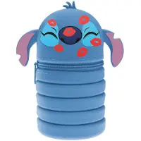 Seven Zeven Lilo & Stitch etui, siliconen tas, 2-in-1 met uitneembaar compartiment