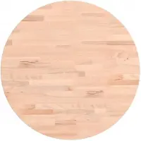 vidaXL Tafelblad rond Ø50x4 cm massief beukenhout