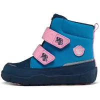 Affenzahn Vegan Comfy Winterlaarzen, kameleontenprint, blauw