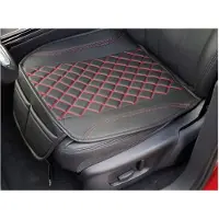 BREMER SITZBEZÜGE 1. Zitkussen voor VW ID.3, zwart met rode stiksels (OT402)