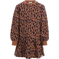 LOOXS Little Meisjes Jurken 2631-7807 - Bruin - Maat 92