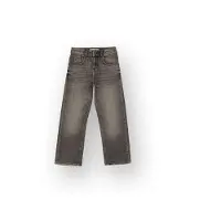 Vingino relaxed fit jeans - washed black Zwart Jongens Denim Effen - maat 134