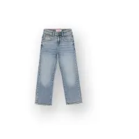 Vingino relaxed fit jeans - tinted mid blue Blauw Jongens Denim Effen - maat 110