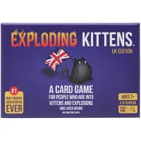 Exploding Kittens LLC Exploding Kittens, Britse editie, spel voor 2-5 spelers, vanaf 7 jaar. Kaartspel