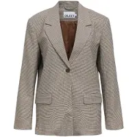 Object Blazers 'OBJLisa' crème / nachtblauw / bruin