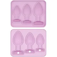 Lovetoy - Siliconen IJsblokjesvorm - Buttplug Set - Lila