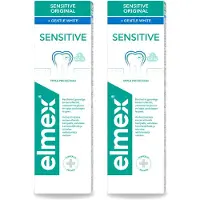 Elmex 2 x - Tandpasta - Gentle White - Triple Protection - 75 ml - Voordeelverpakking - 2 stuks