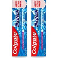 Colgate 2 x - Max Fresh - Cool Mint - Tandpasta - 100ml - Voordeelverpakking - 2 stuks